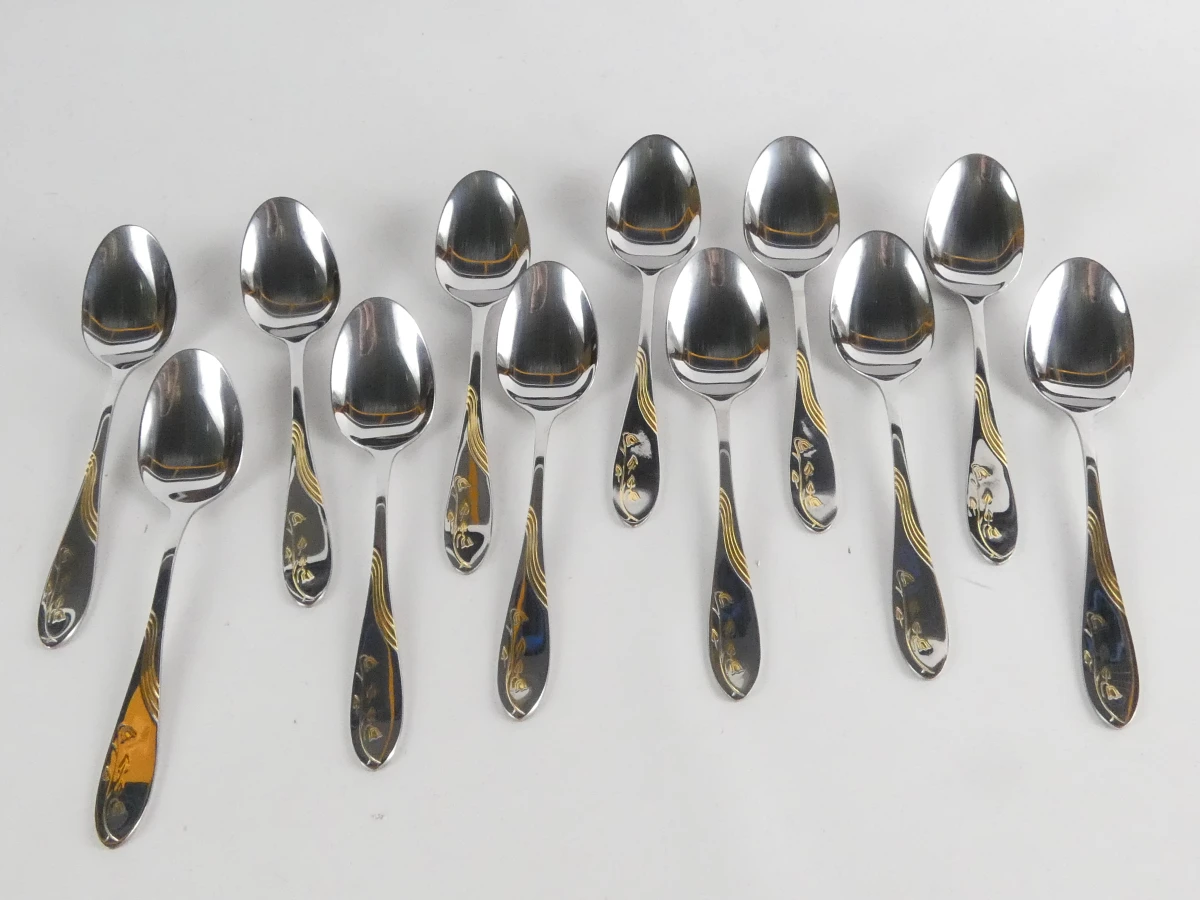 BergHOFF bestekset in koffer met gouden decoratie