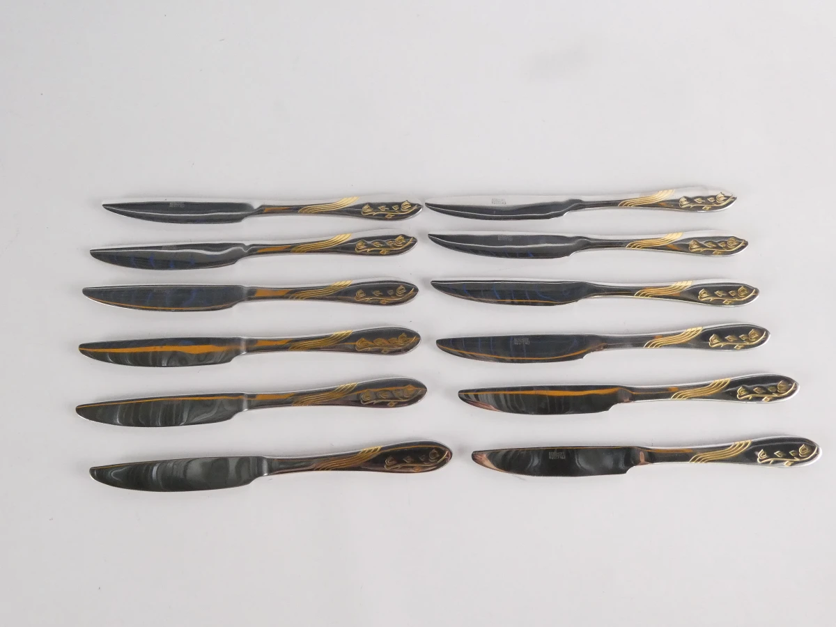 BergHOFF bestekset in koffer met gouden decoratie