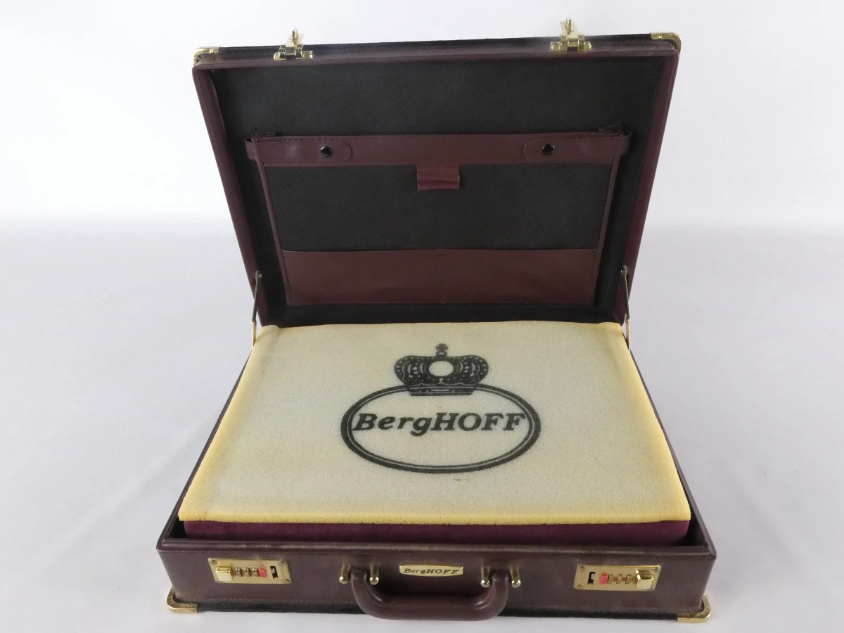 BergHOFF bestekset in koffer met gouden decoratie