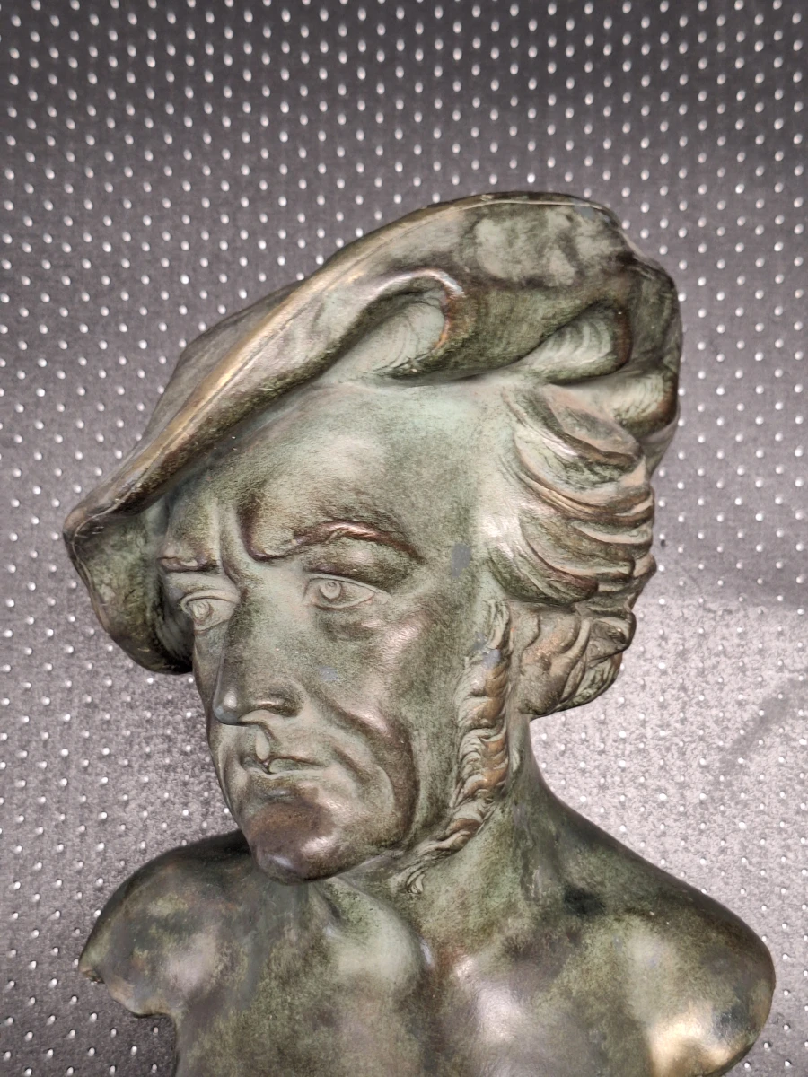 Buste van Richard Wagner op marmeren sokkel - Johannes Dommisse (ca. 1920–1940)