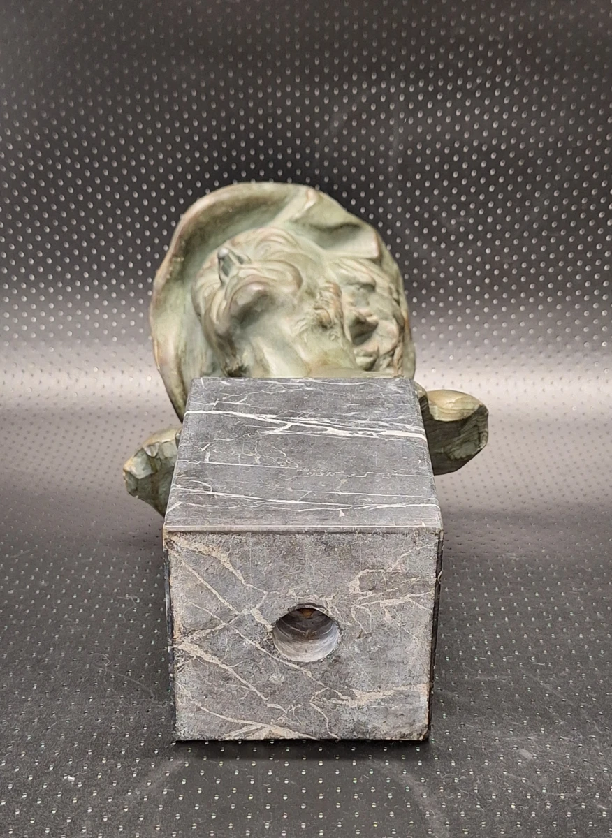 Buste van Richard Wagner op marmeren sokkel - Johannes Dommisse (ca. 1920–1940)
