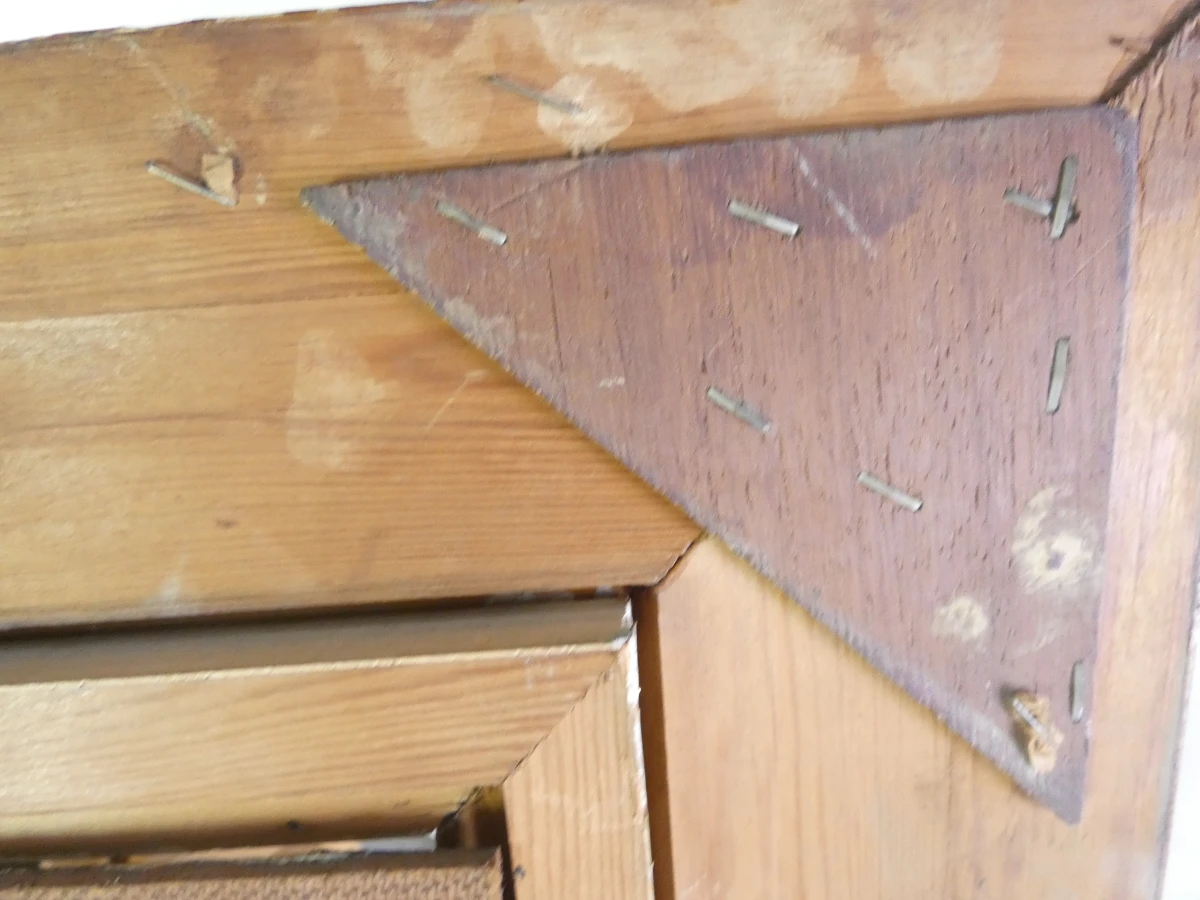 Olieverfschilderij op paneel met bomenlaan