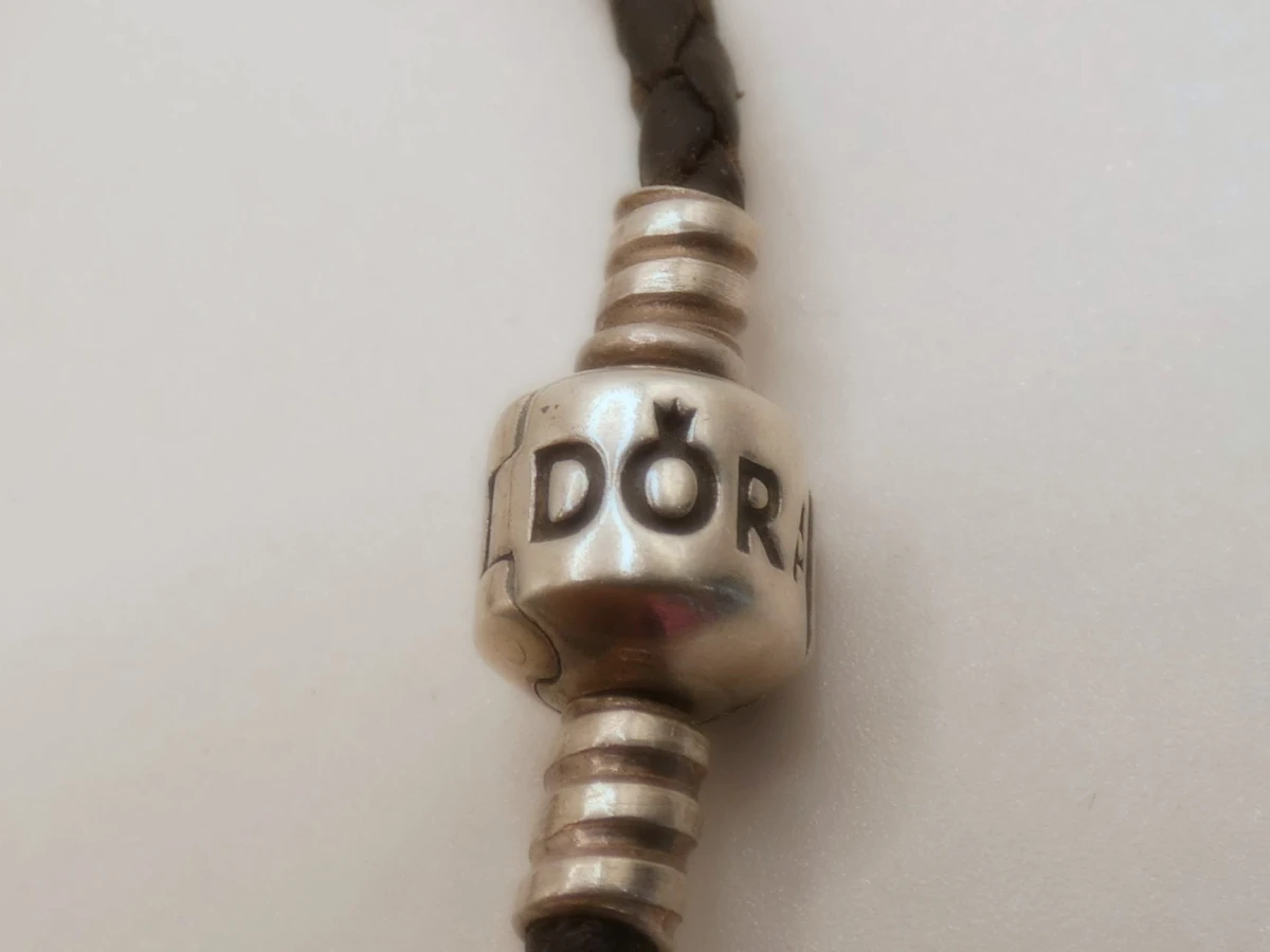 Pandora gevlochten armband met bedel