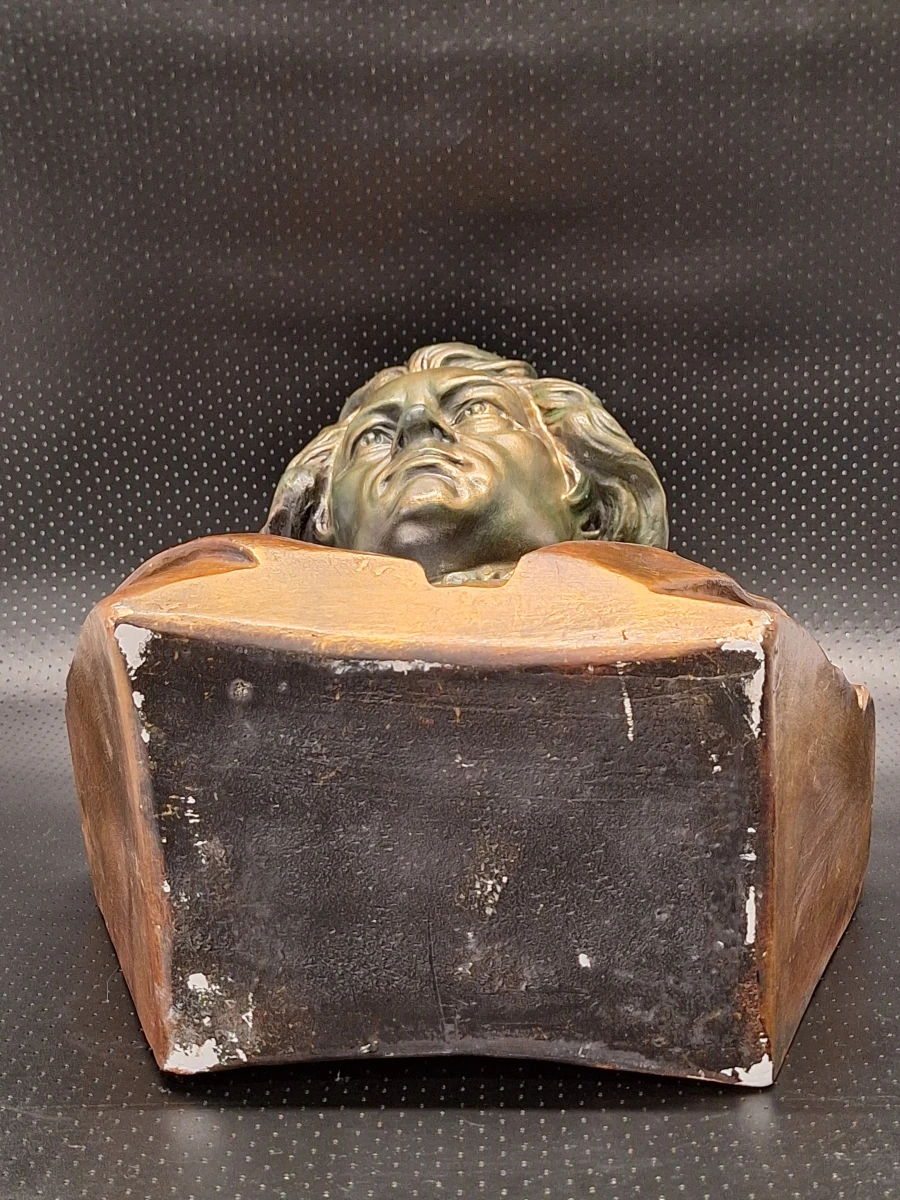 Ludwig van Beethoven - Decoratieve vintage buste in brons look