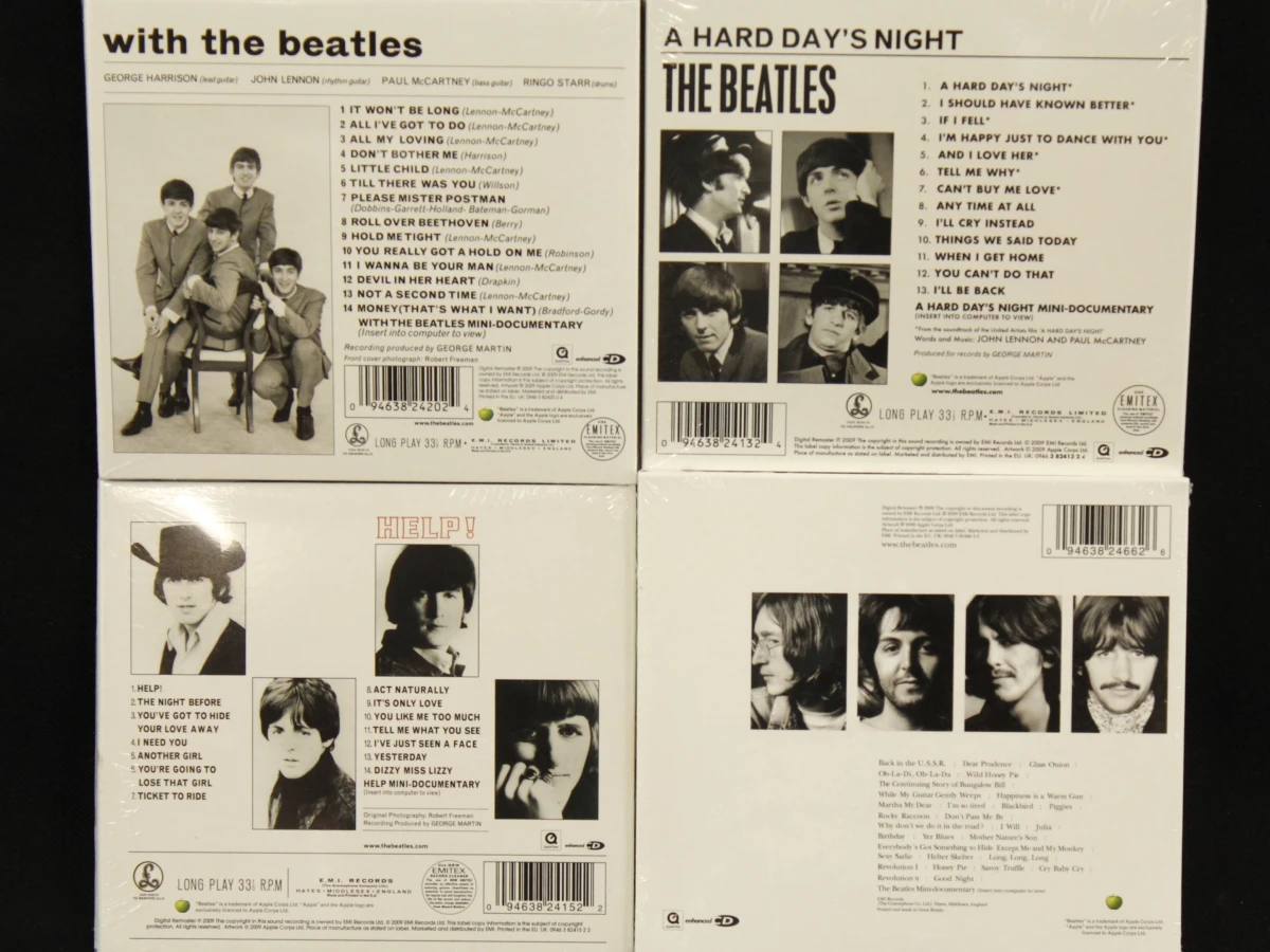 14 ongeopende Beatles CD-albums (2009 Remasters)