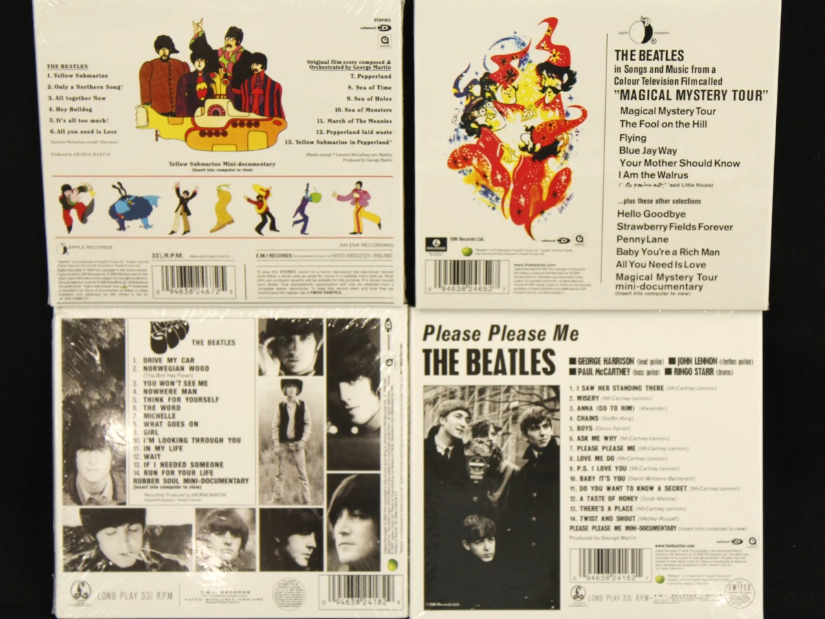 14 ongeopende Beatles CD-albums (2009 Remasters)