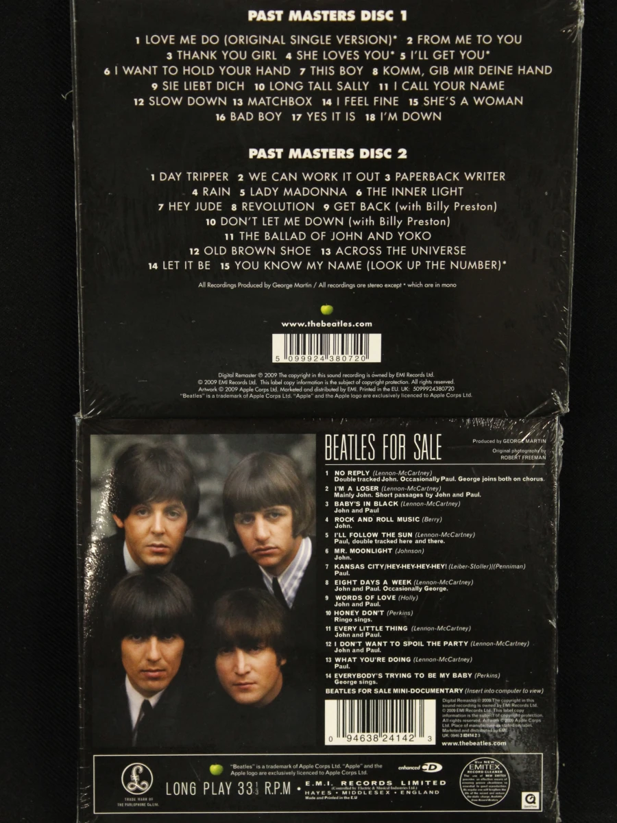 14 ongeopende Beatles CD-albums (2009 Remasters)