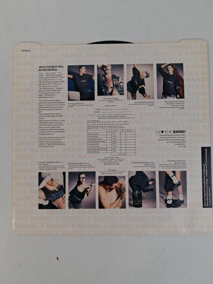 Frankie goes to hollywood : Welcome to the pleasuredome LP