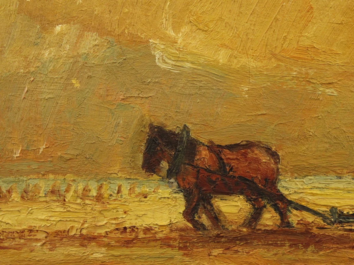 Landschap Merksem - Karel Verschooten (1910–1993)