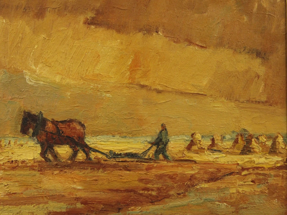 Landschap Merksem - Karel Verschooten (1910–1993)