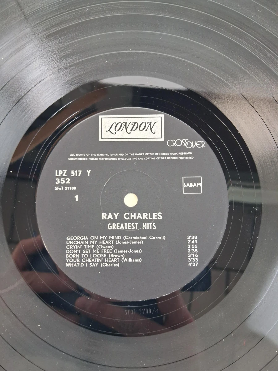 Ray Charles : greatest hits, LP
