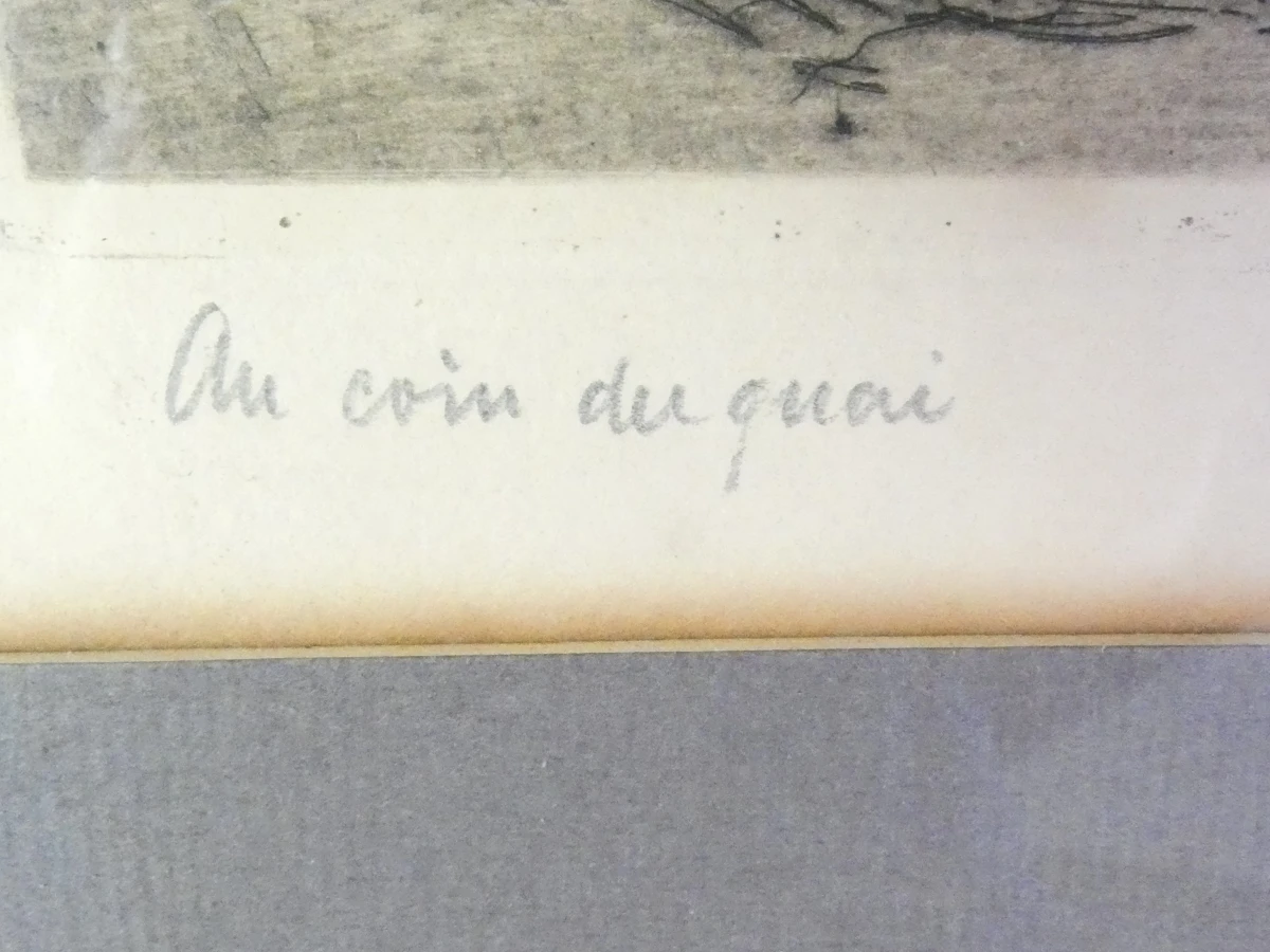 Ets – Au Coin du Quai,  Kurt Peiser