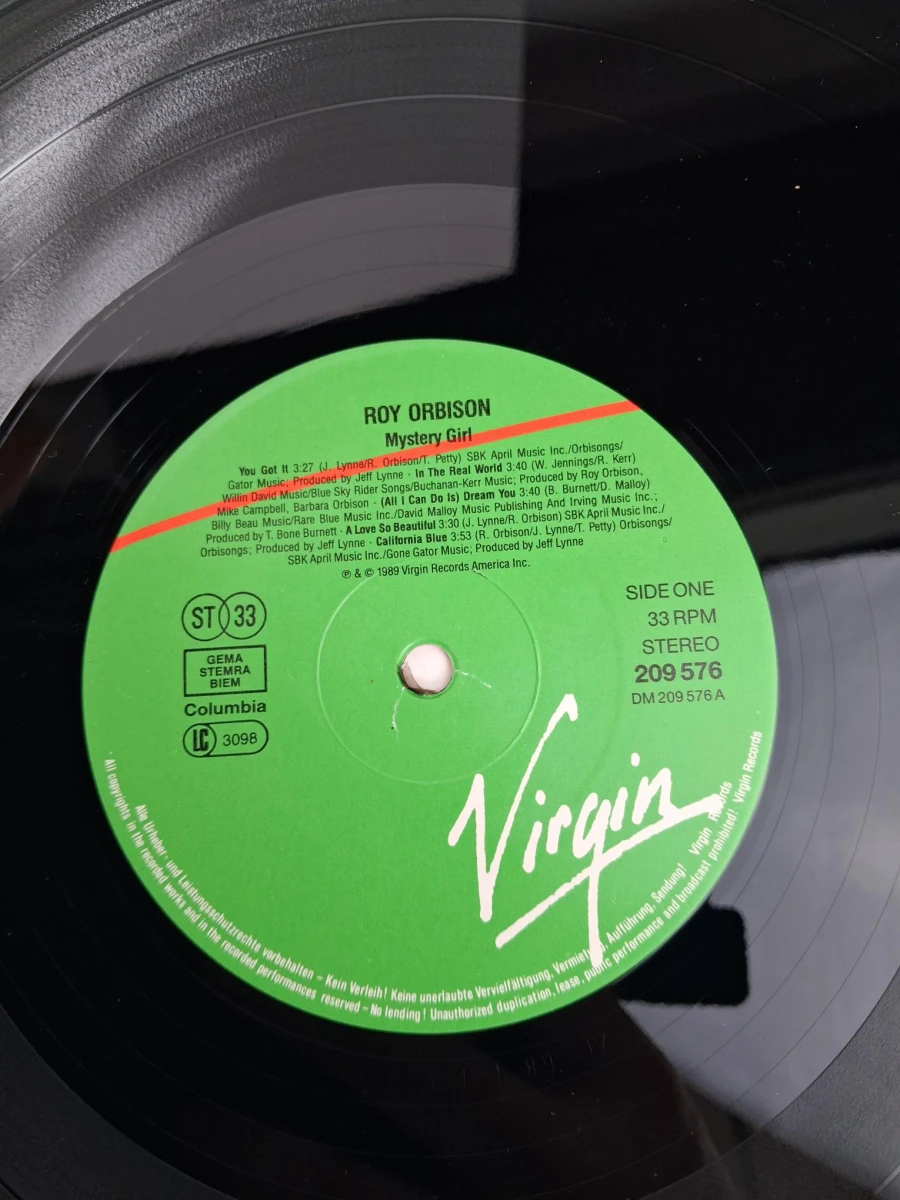 Roy Orbison : Mystery Girl LP