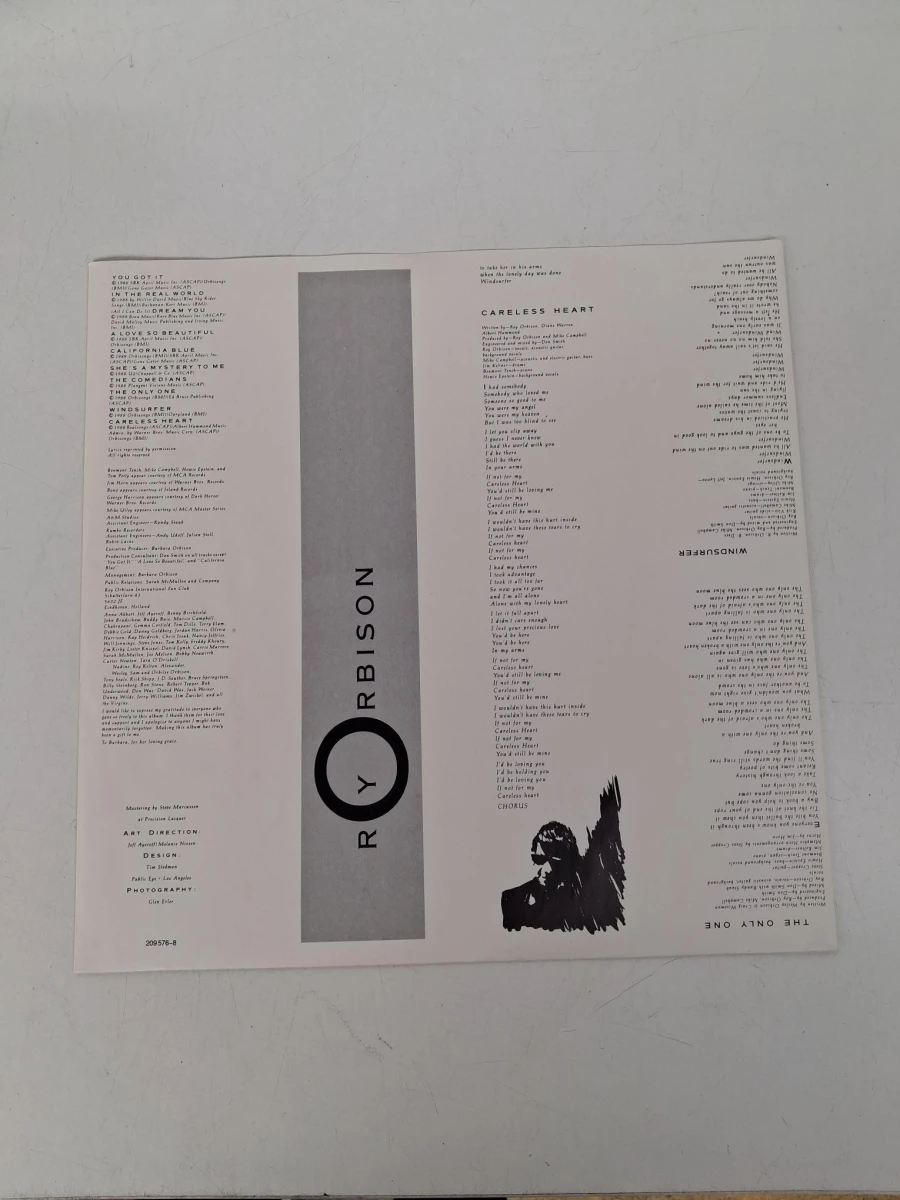 Roy Orbison : Mystery Girl LP