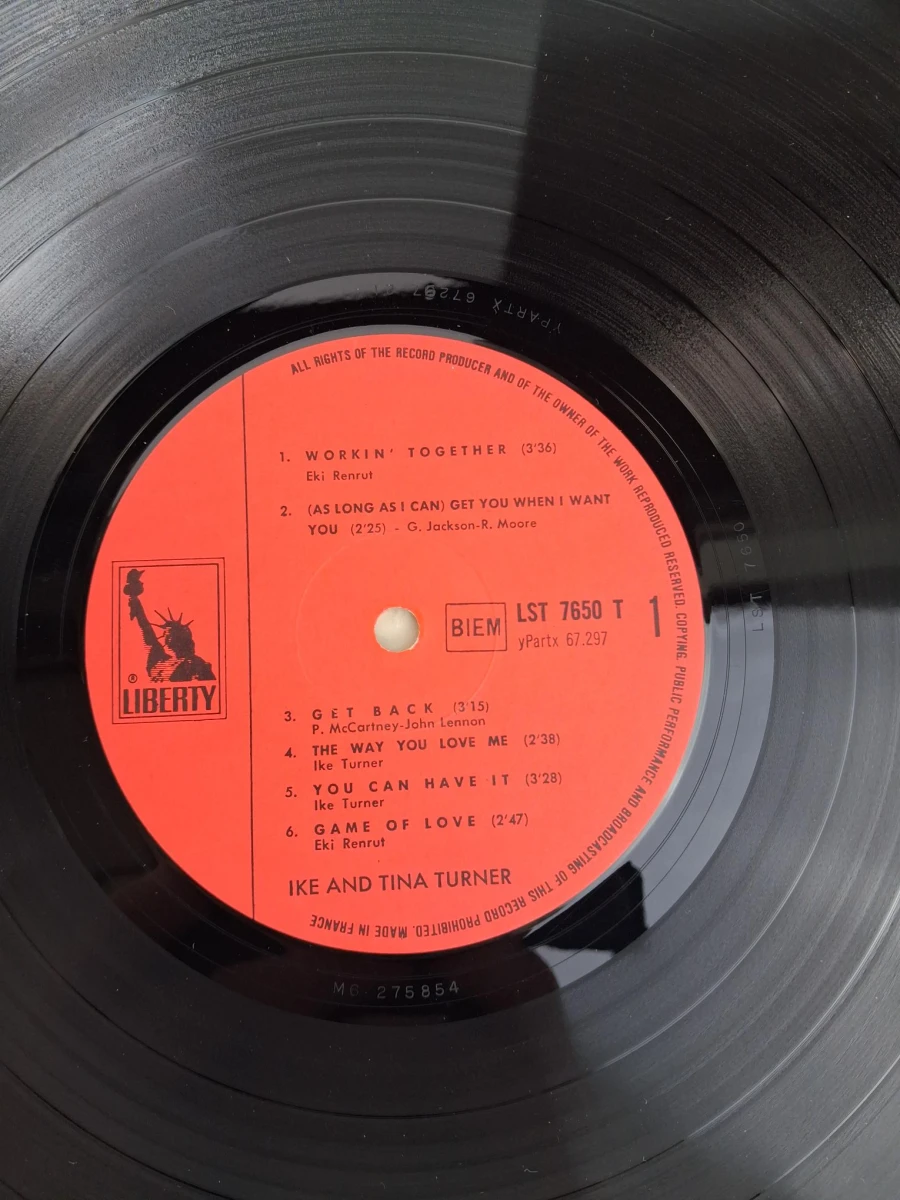 Ike and Tina Turner : Workin' together LP