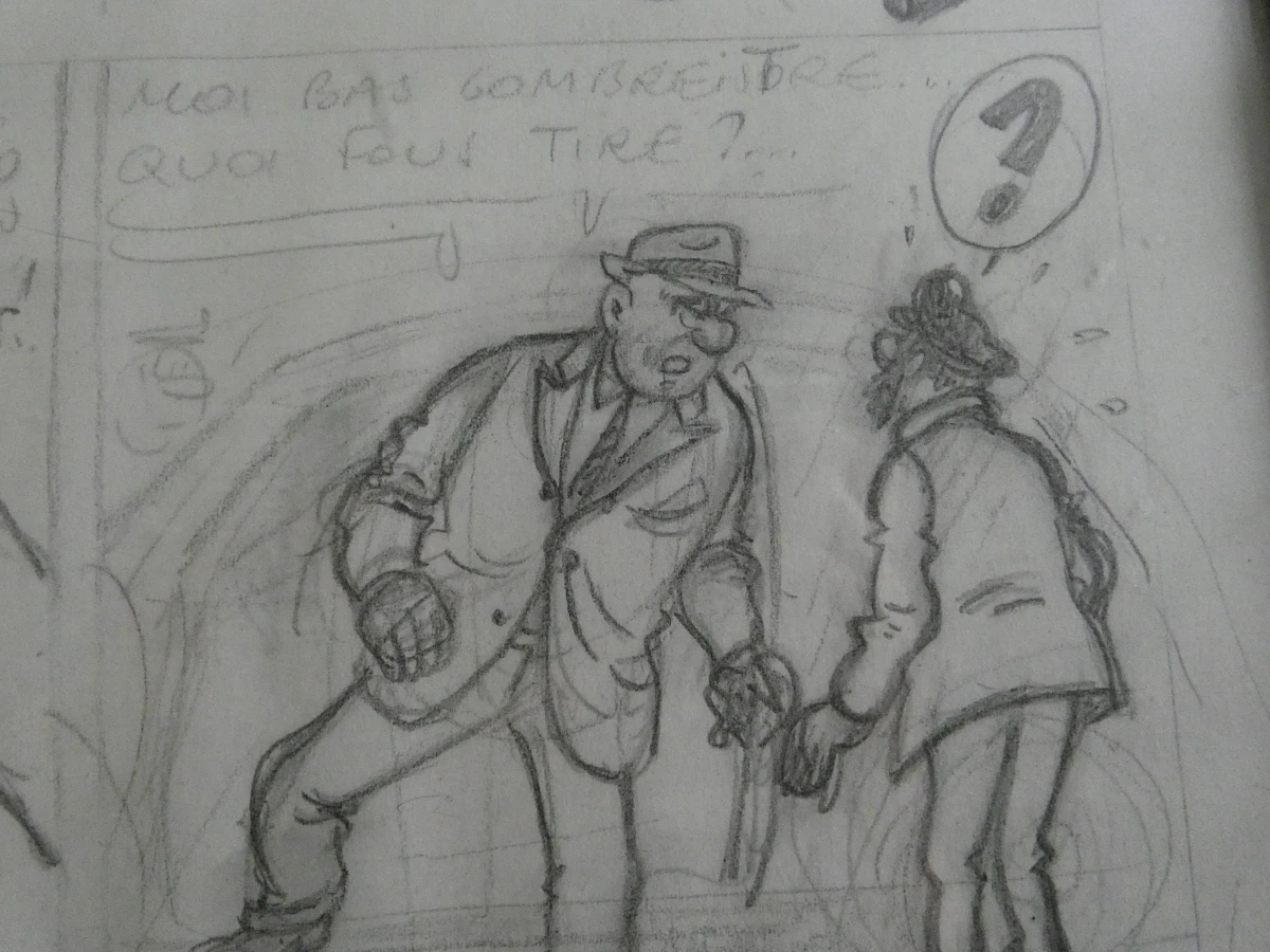 Gesigneerde gelimiteerde print van Kuifje in lijst