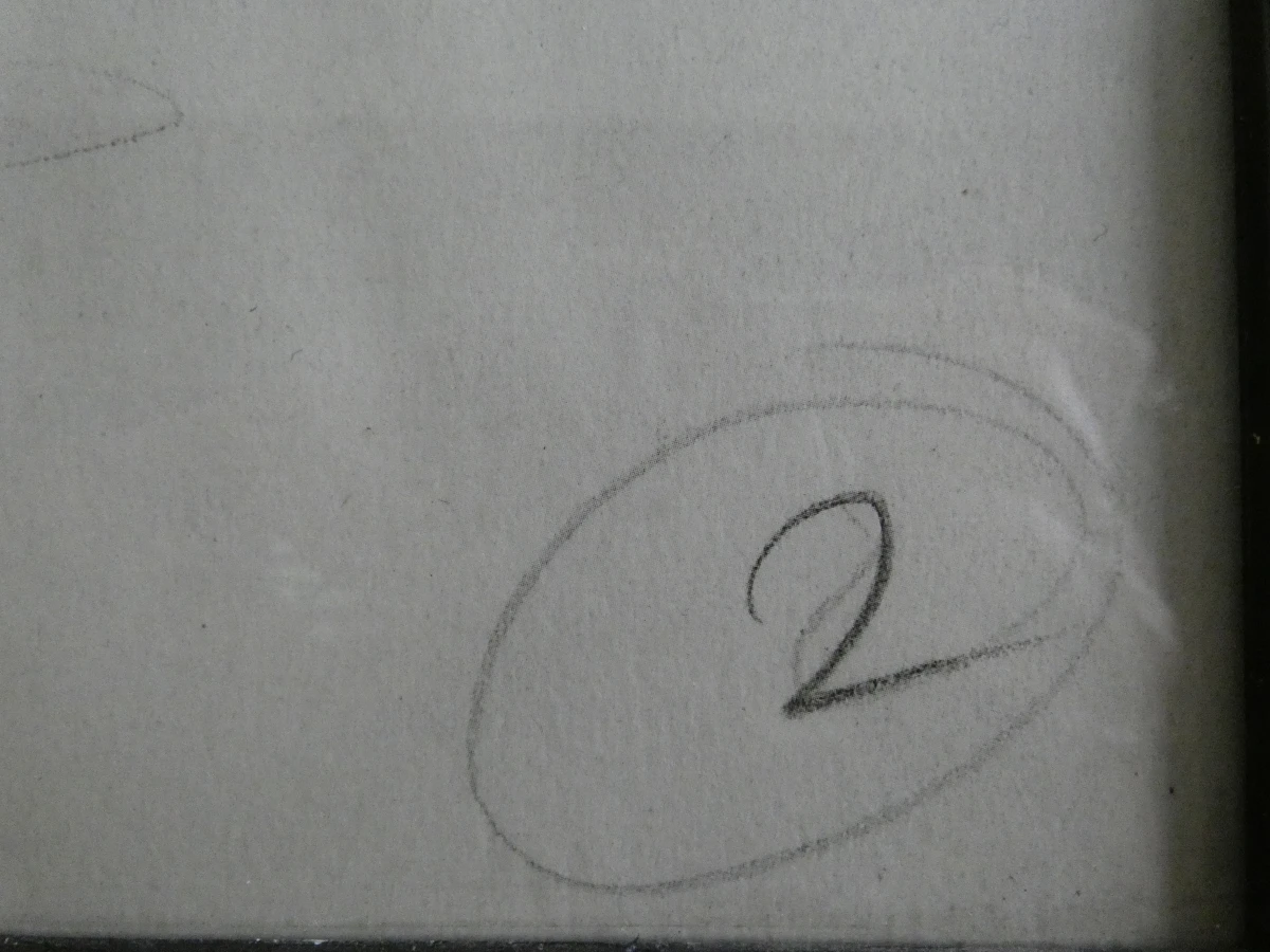 Gesigneerde gelimiteerde print van Kuifje in lijst