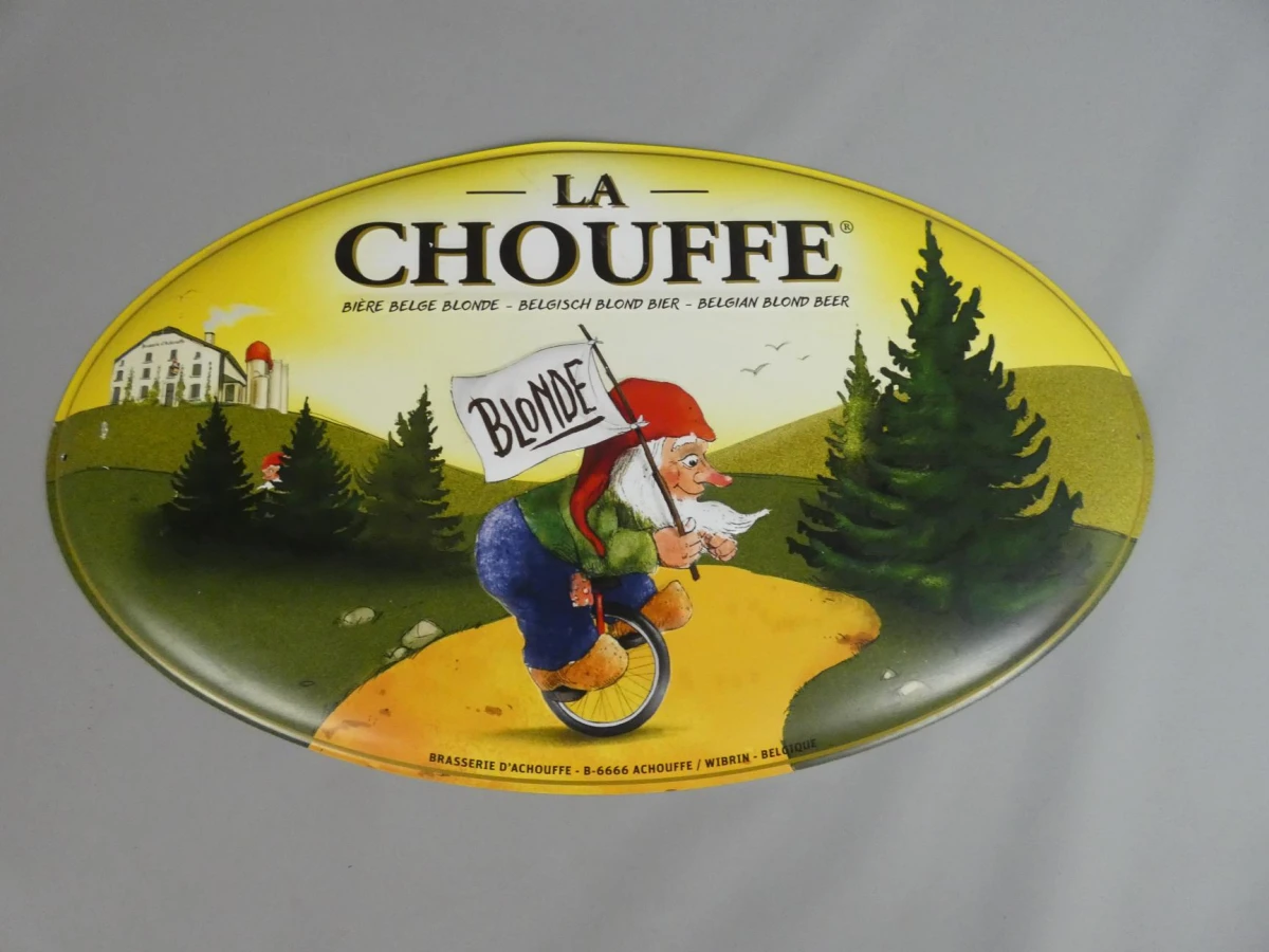 La Chouffe Emaille-look Reclamebord
