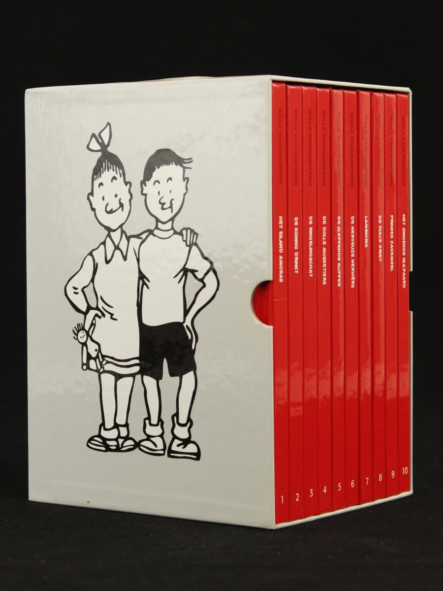 Suske en Wiske Knackbox 10 albums ter ere van hun 65 jarig jubileum