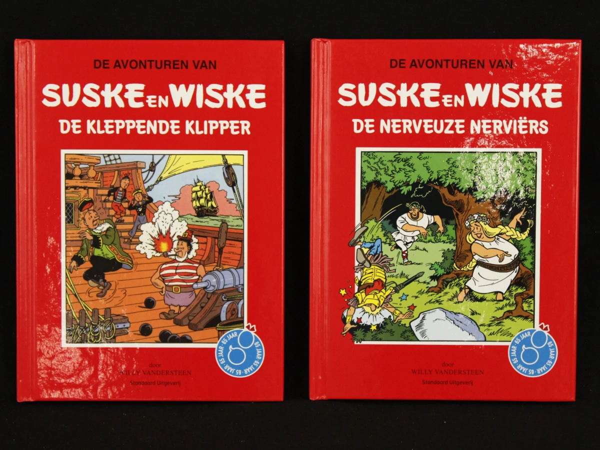 Suske en Wiske Knackbox 10 albums ter ere van hun 65 jarig jubileum