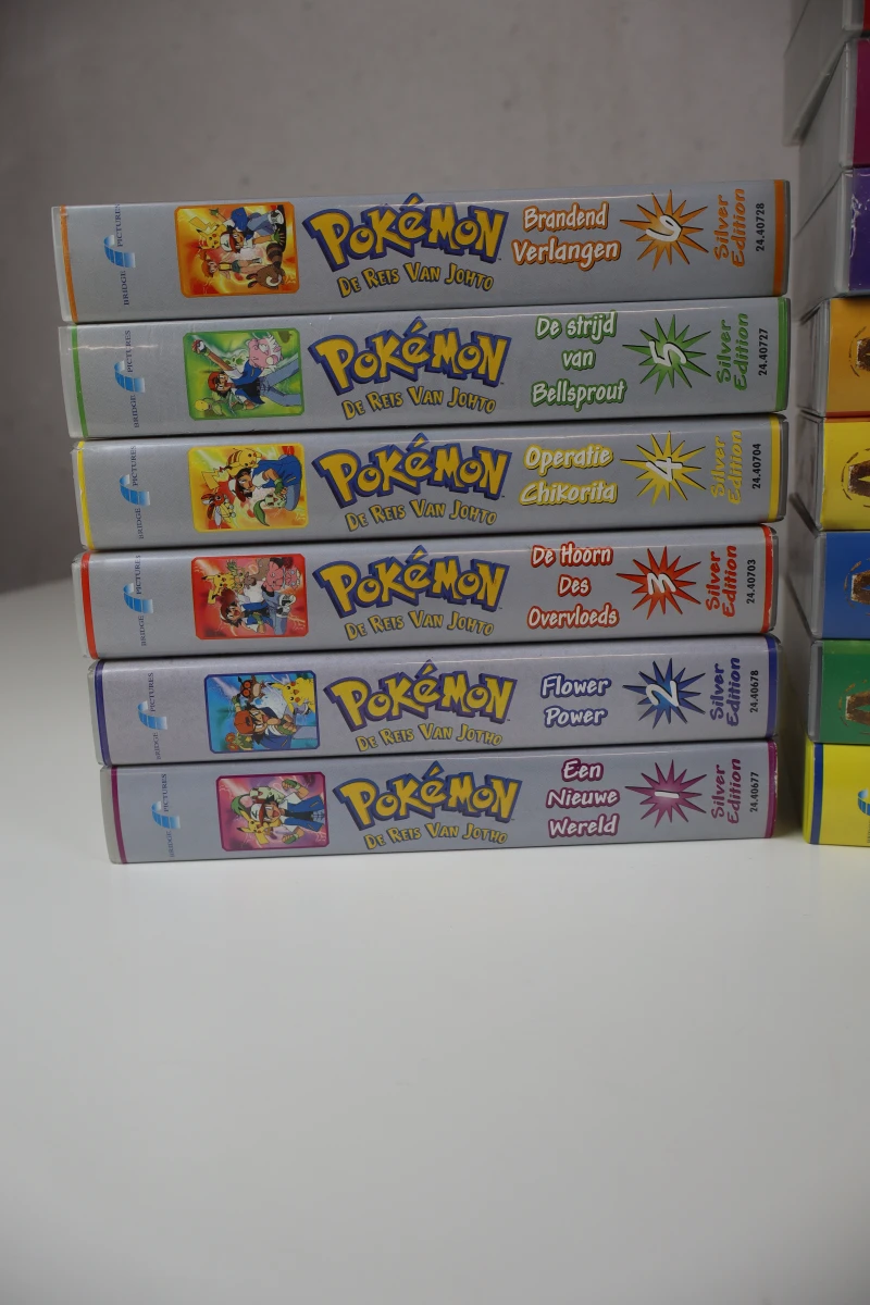 Pokémon VHS en DVD collectie