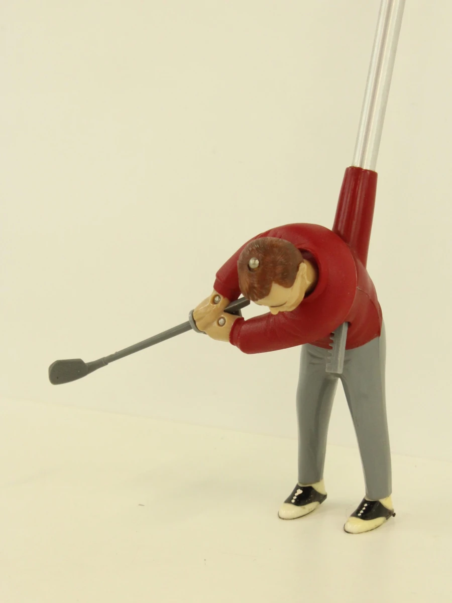Originele interactieve golfer met swingmechanisme
