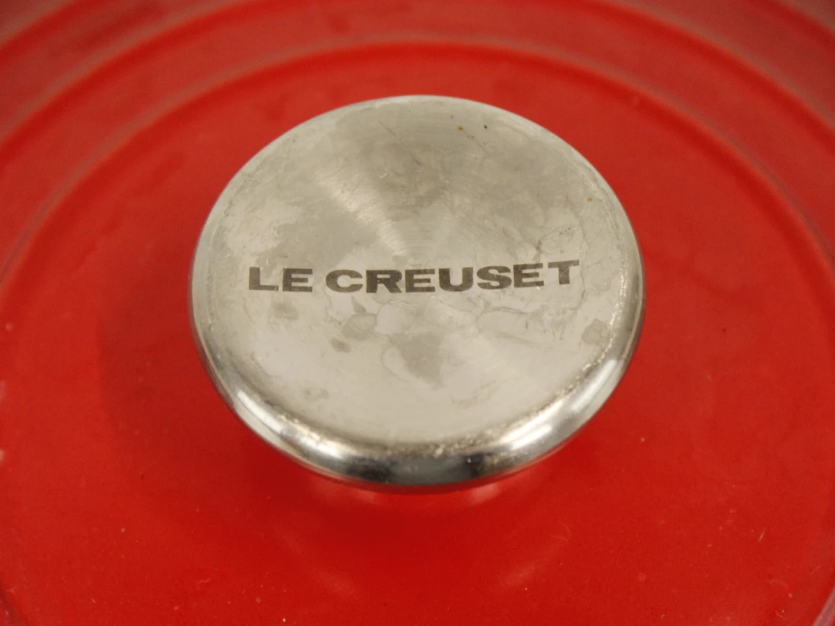 Rode gietijzeren braadpan met deksel - Le Creuset