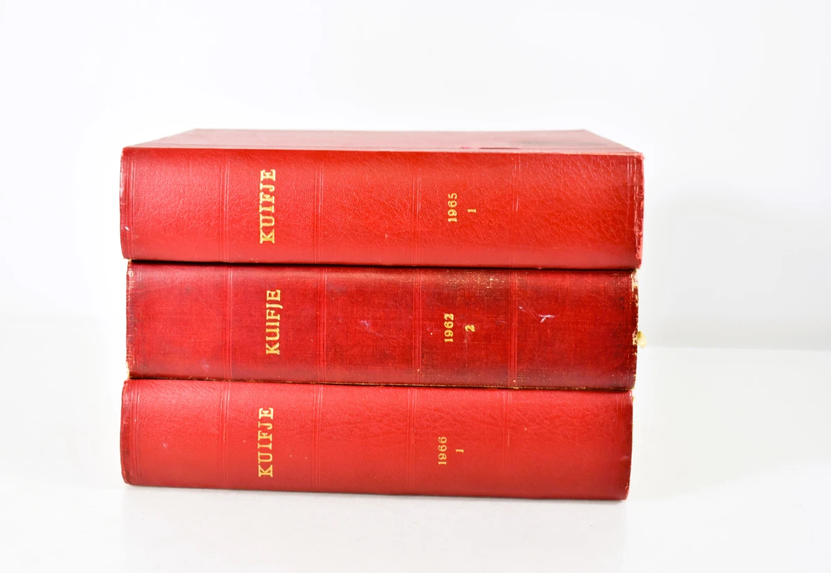 Set van 3 oude Kuifje verzamelalbums jaren 60