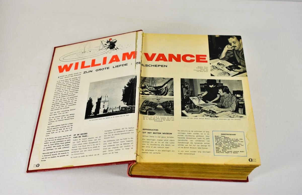 Set van 3 oude Kuifje verzamelalbums jaren 60