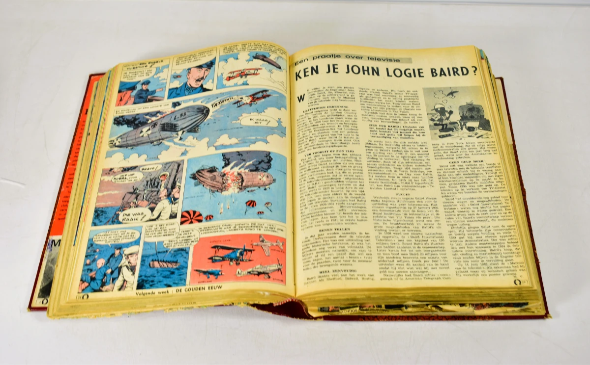 Set van 3 oude Kuifje verzamelalbums jaren 60
