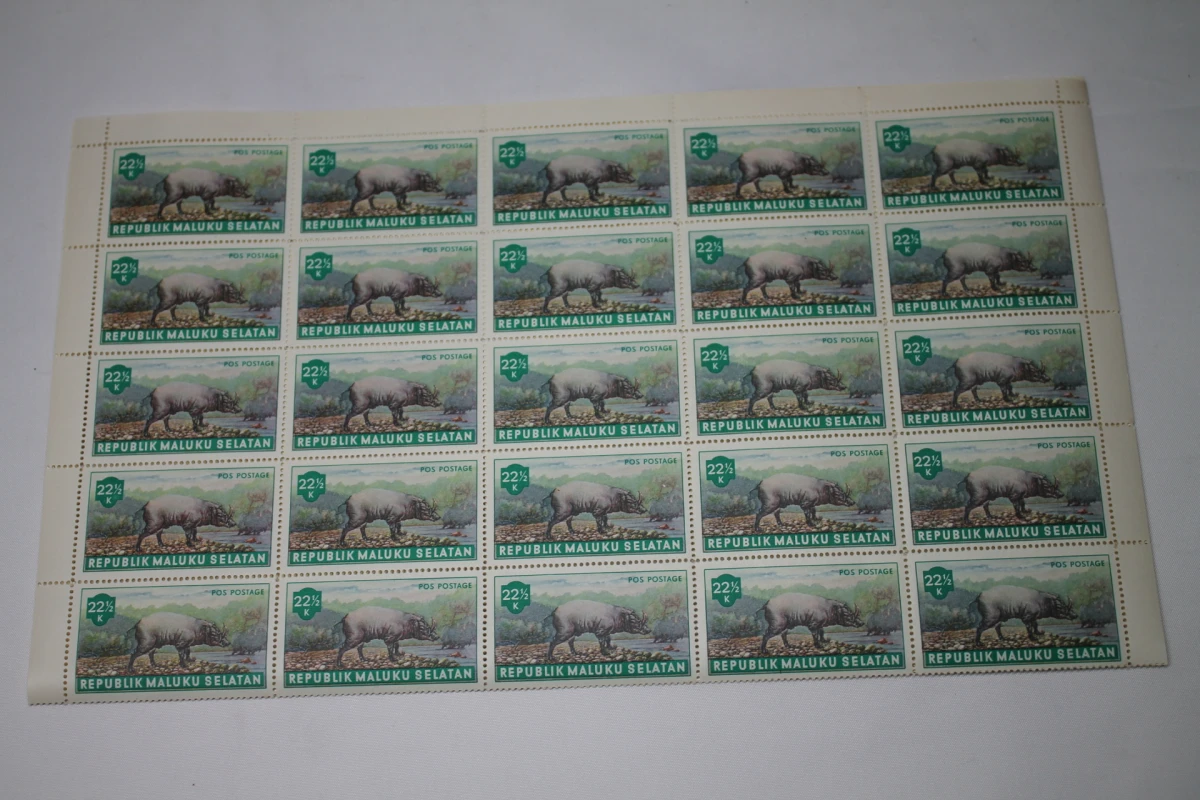 Postzegels "Republik Maluku Selatan"