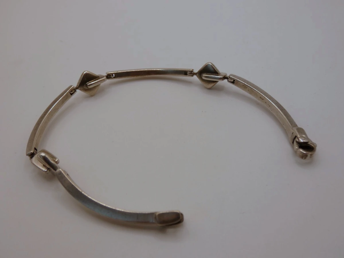 Zilveren Scharnierende Armband