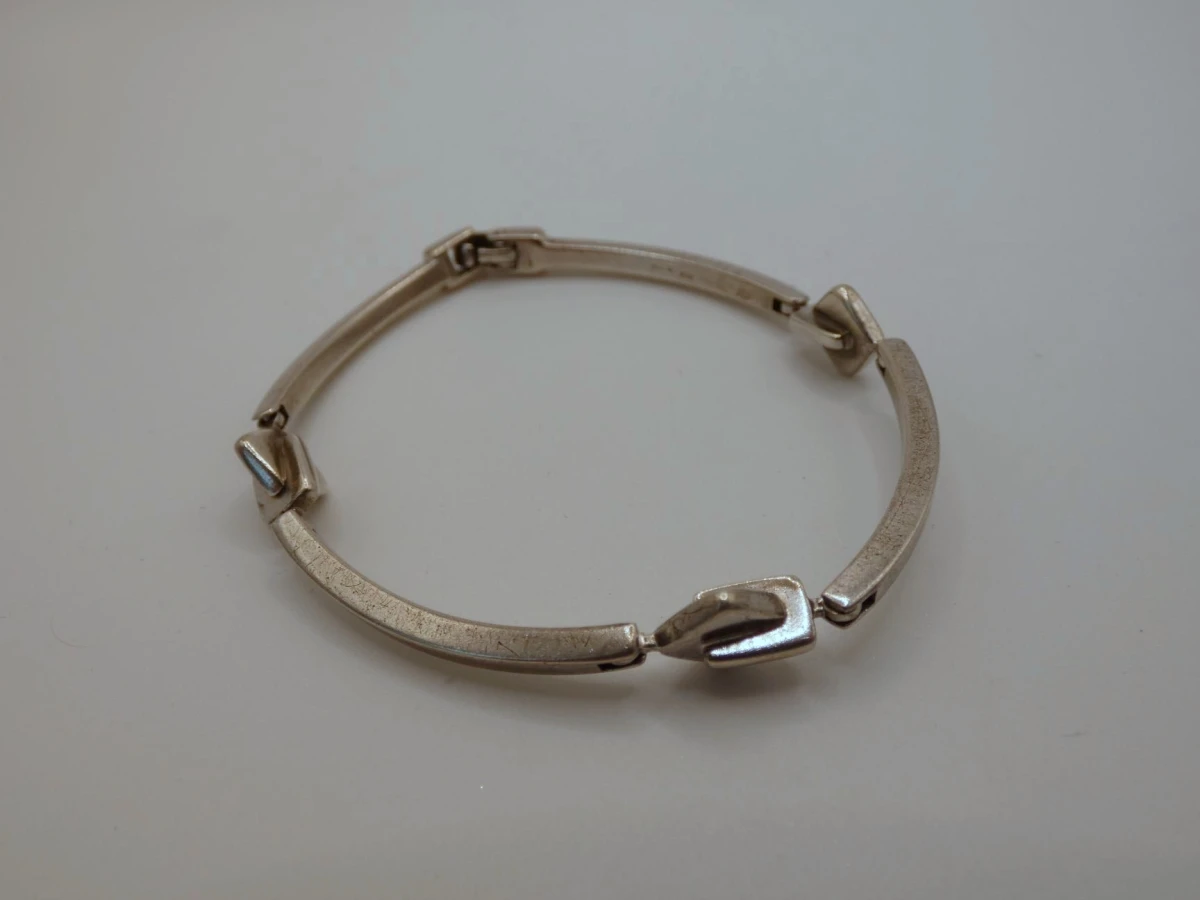 Zilveren Scharnierende Armband
