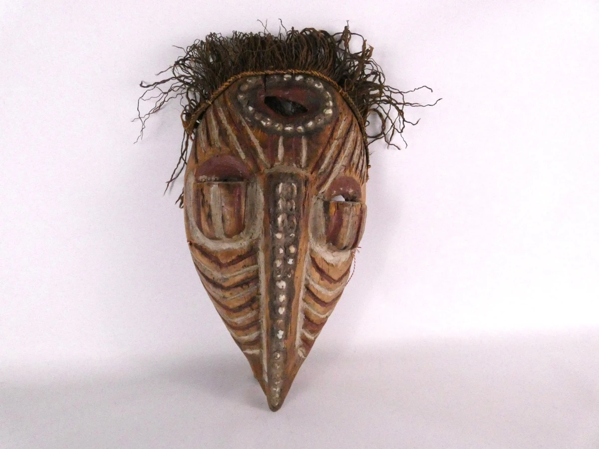 4 Etnische houten maskers