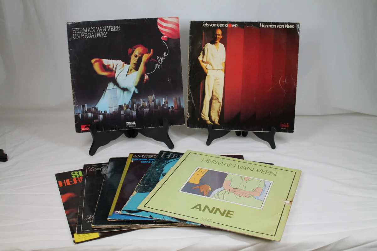 Verzameling Herman van Veen vinylplaten