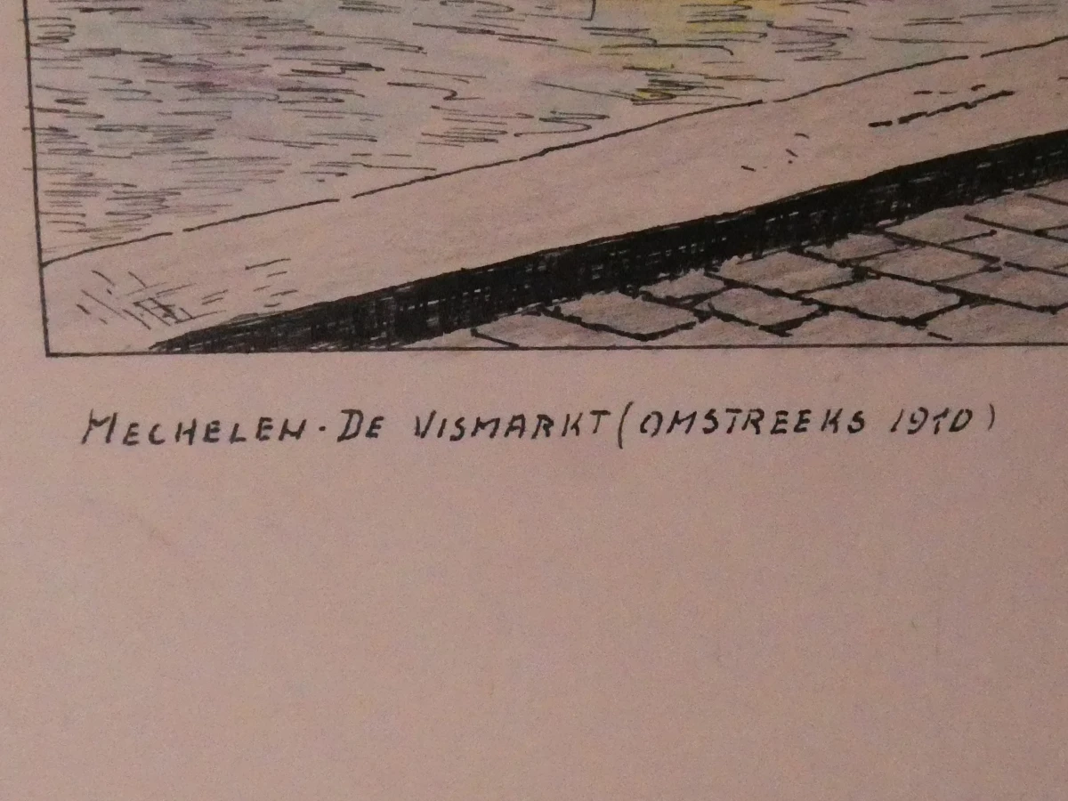 3 etsen - gesigneerd