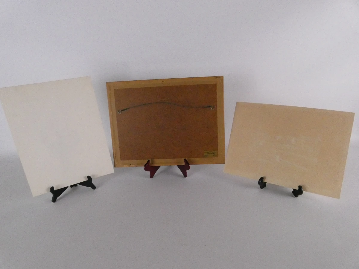 3 etsen - gesigneerd