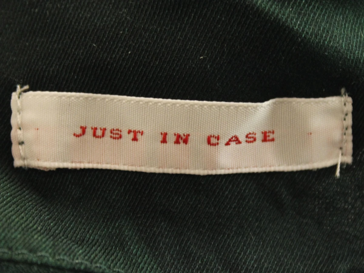 Just in case - Groene dames maxi jurk met ceintuur