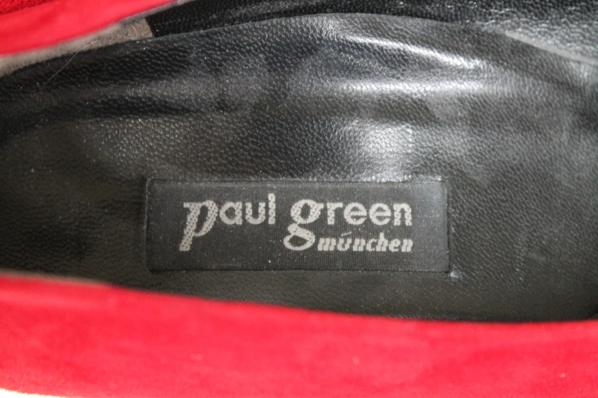 Rode suède pumps - Paul Green