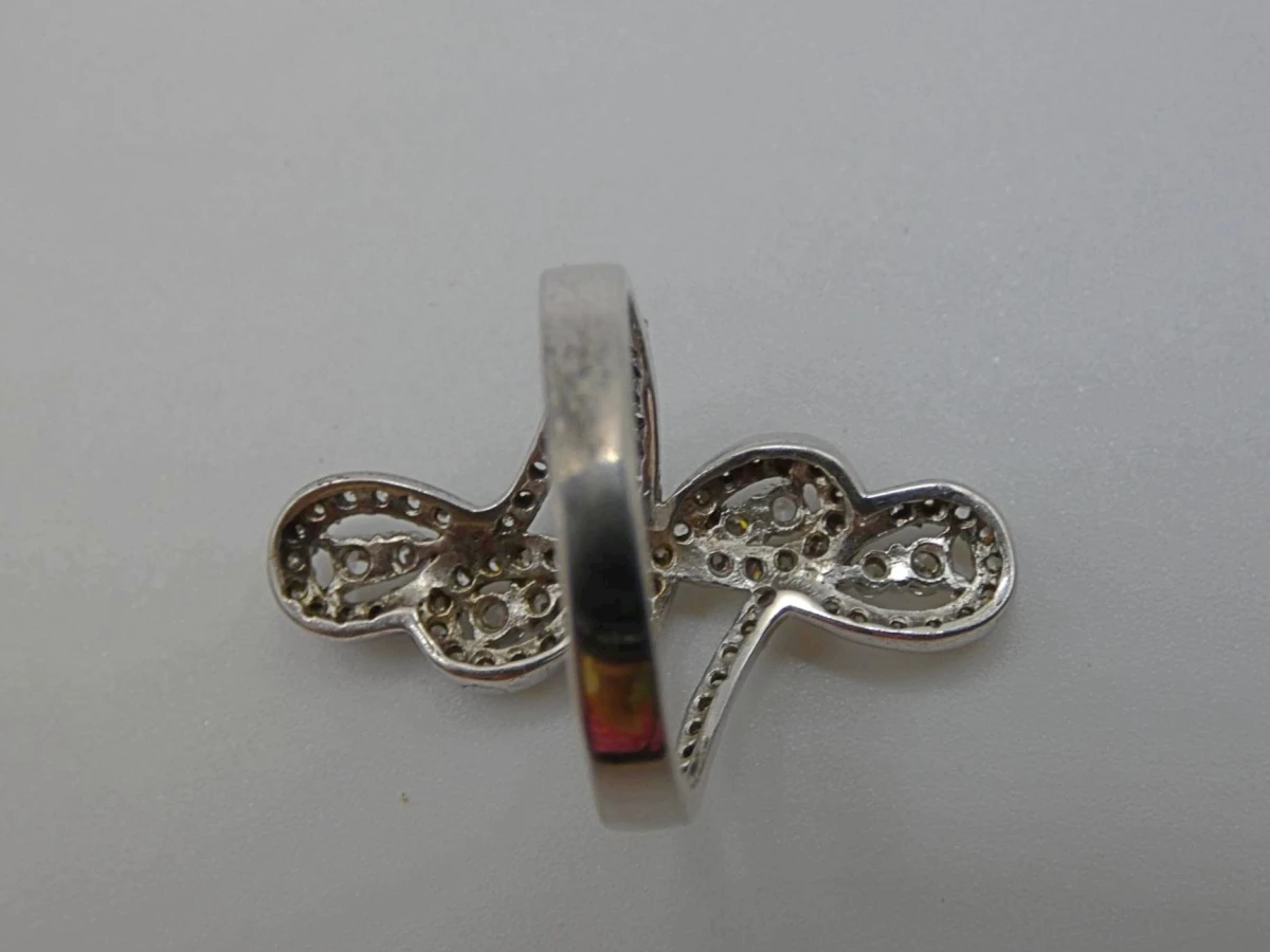 Zilveren Statement Ring maat 57