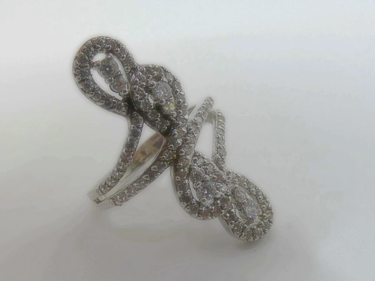 Zilveren Statement Ring maat 57
