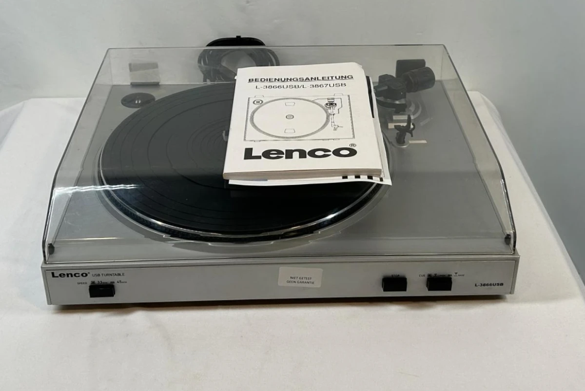 Lenco L-386 USB platenspeler met handleiding