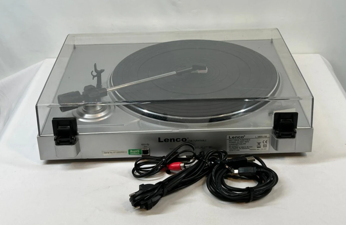 Lenco L-386 USB platenspeler met handleiding