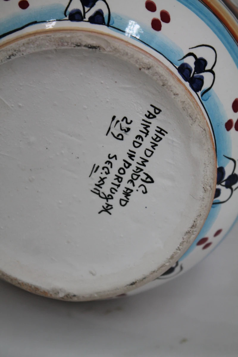 Vintage handbeschilderde karaf