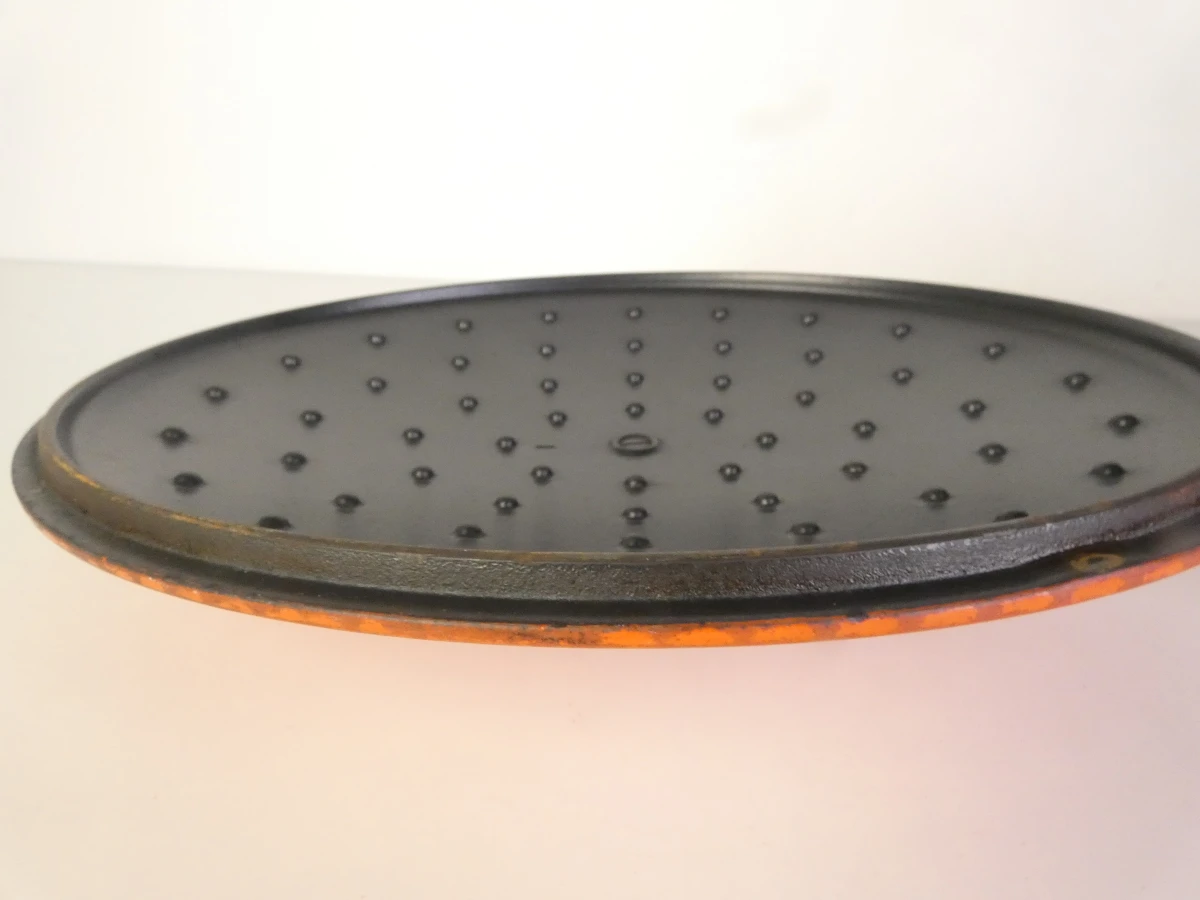 Vintage gietijzeren braadpan / cocotte met deksel