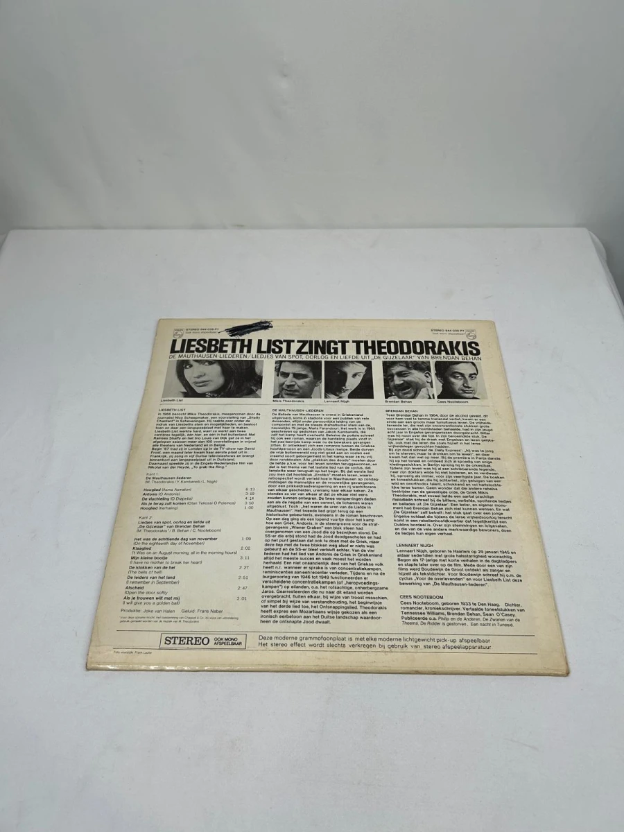 LP Liesbeth List zingt Theodorakis