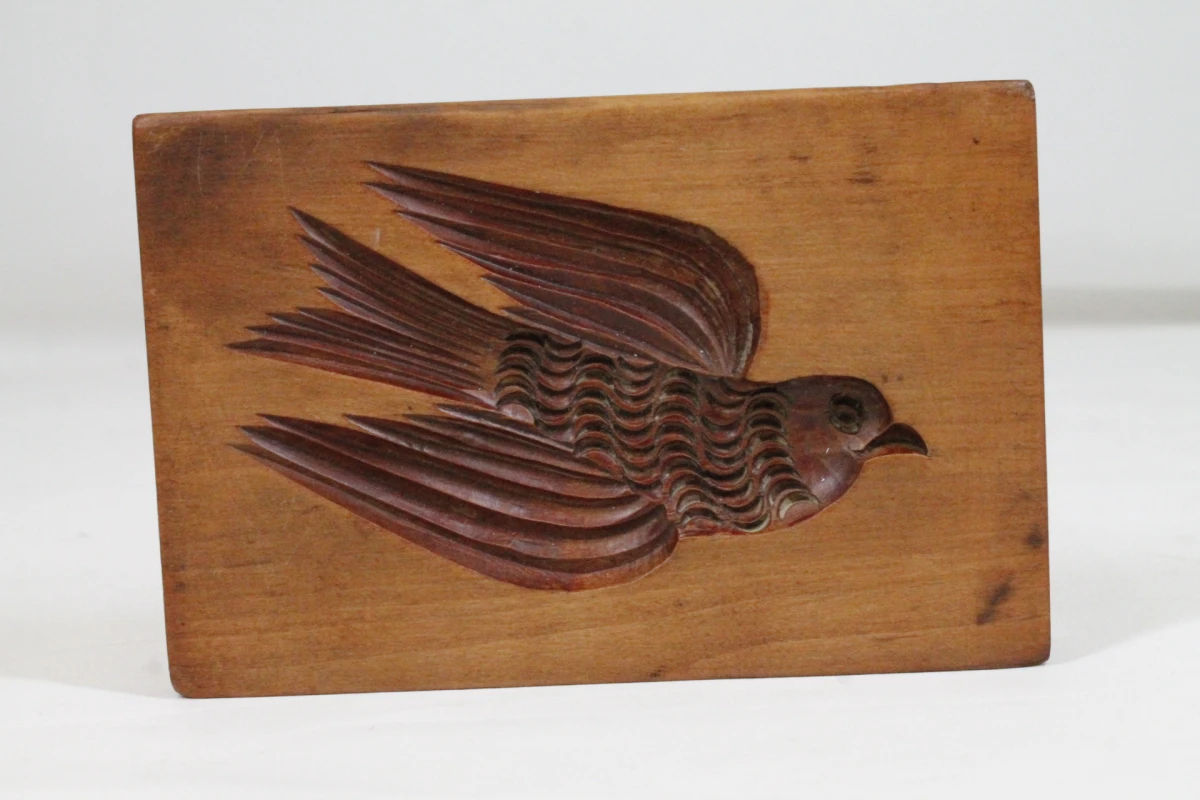 3 Antieke houten botervormen