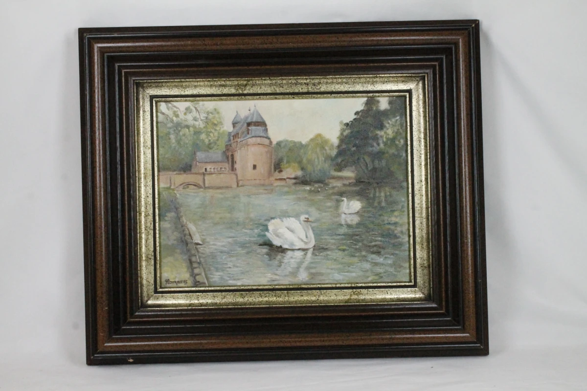 Schilderij: De Smedenpoort in Brugge