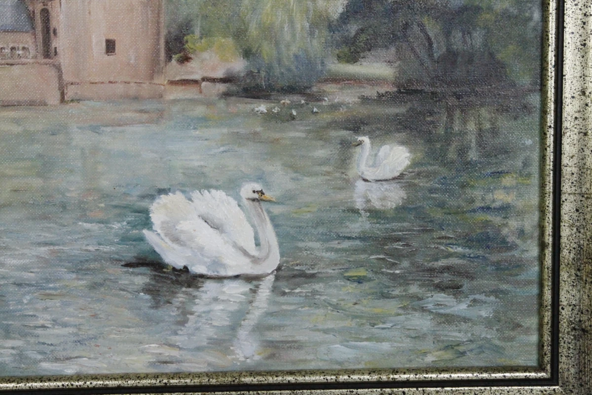 Schilderij: De Smedenpoort in Brugge
