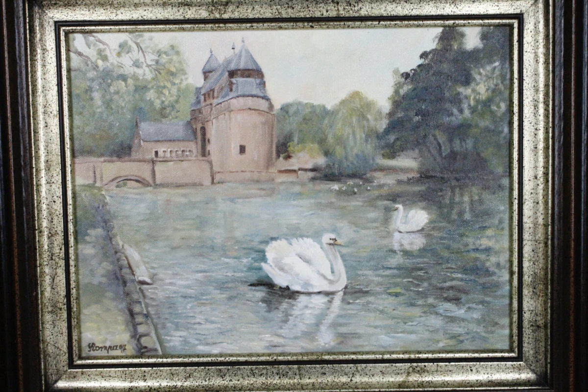 Schilderij: De Smedenpoort in Brugge